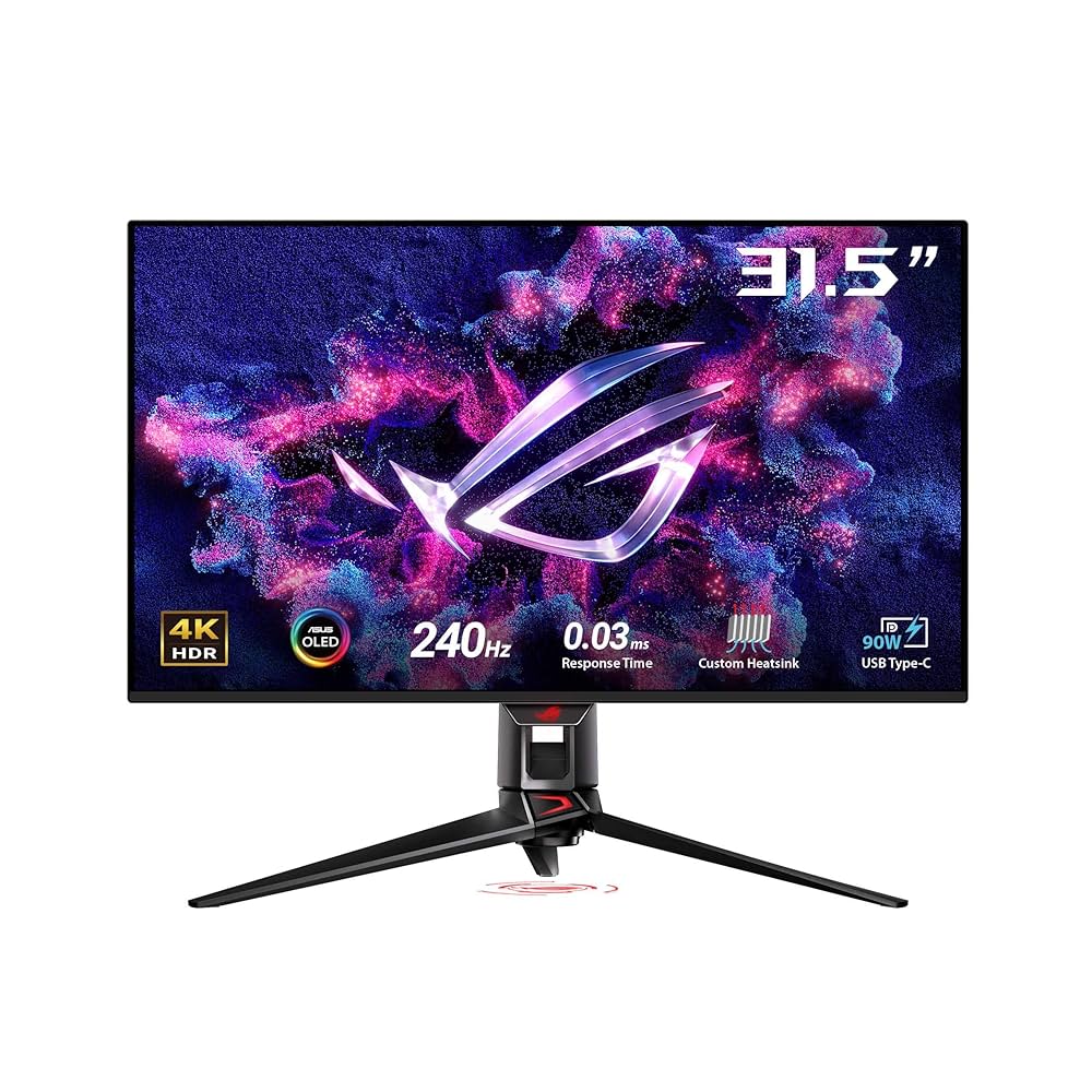 ASUS ROG Swift 32” 4K OLED Gaming Monitor (PG32UCDM) - UHD